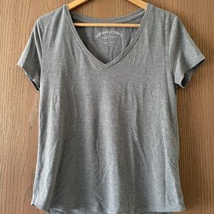 Seriously Soft Gray V-Neck